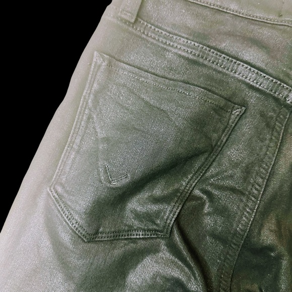 NWOT Hudson Jeans ‘Barbara High-Rise Super Skinny Ankle Jean’ in “Noir Coated” - Picture 14 of 16